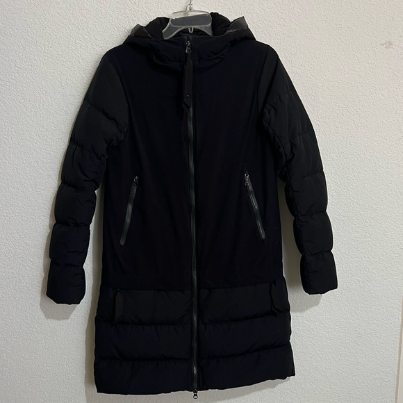 Lululemon Cold As Fluff Black Hooded Parka *Subzero 5 Pocket Size 6 - Picture 6 of 16
